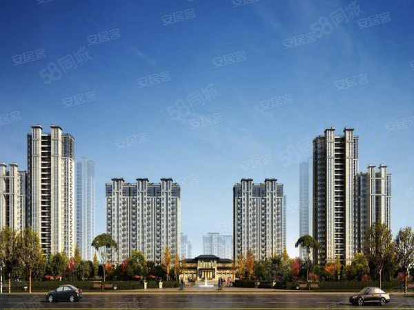 中梁国宾府楼盘建筑物外景