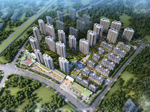 湖南建投淞云台楼盘建筑物外景