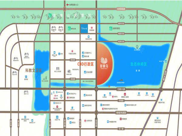 汇丰·智慧岛楼盘区位规划