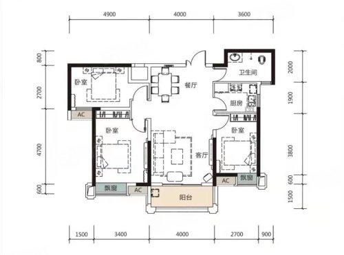 城发津枫庭苑户型图