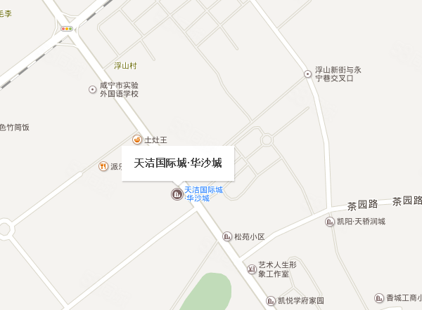天洁国际城-华沙城楼盘区位规划