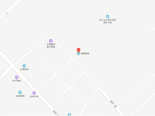 御墅茗园地理位置示意图