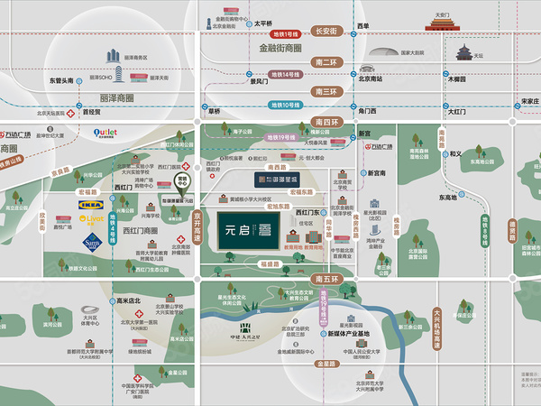 壹品興創(chuàng  )·元啟樓盤(pán)區位規劃