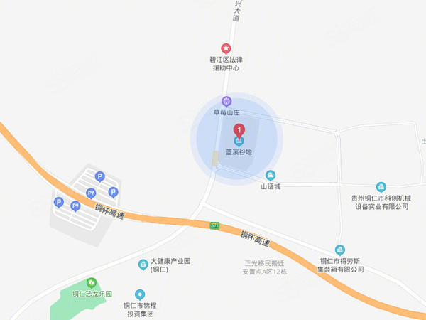 蓝溪谷地楼盘区位规划