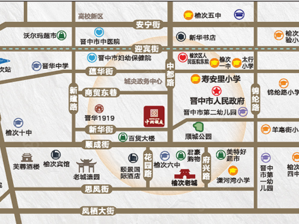 中润澜庭楼盘区位规划