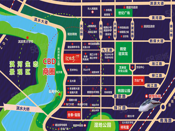 欣荣湾楼盘区位规划