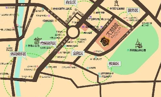 大楚城楼盘区位规划