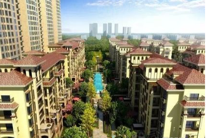 丽水华庭楼盘建筑物外景