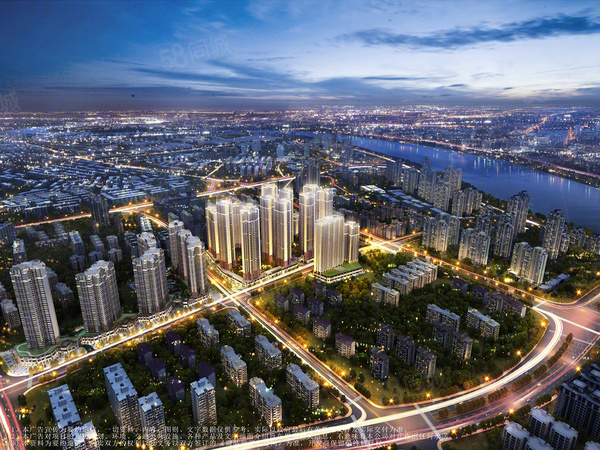天健天境楼盘建筑物外景