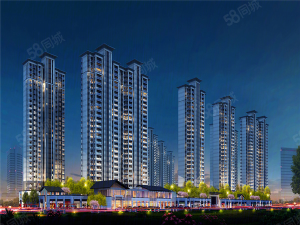 汨罗大汉龙城楼盘建筑物外景