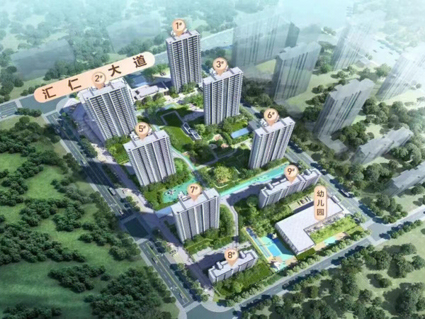 万景天宸楼盘建筑物外景