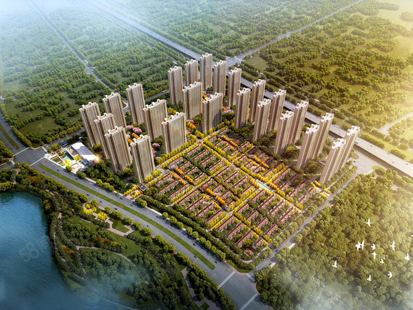 绿地新里城楼盘建筑物外景