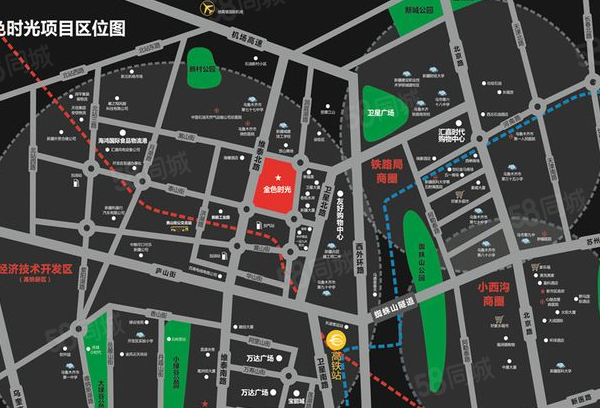 金色时光楼盘区位规划