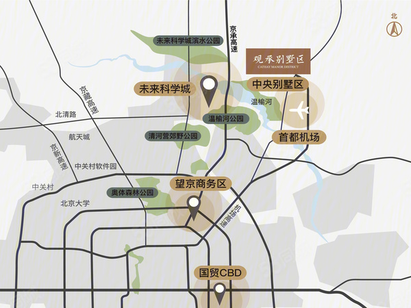 觀承別墅大家樓盤區(qū)位規(guī)劃