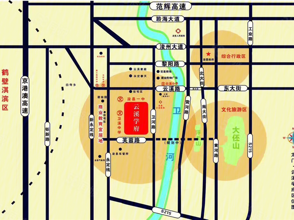 龙门云溪学府楼盘区位规划
