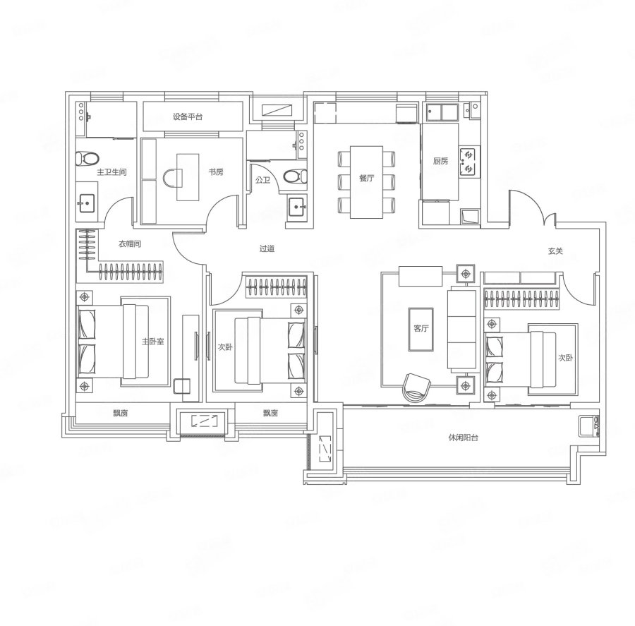 济宁华侨城·运河1283户型图,济宁华侨城·运河1283小区实景图,实拍内