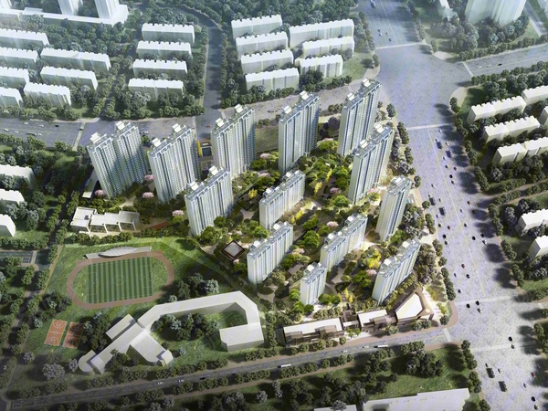 泰发祥·高新悦府楼盘建筑物外景
