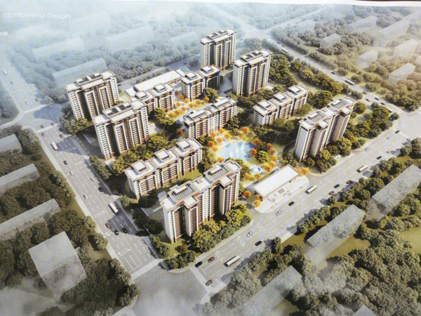 裕华府楼盘建筑物外景