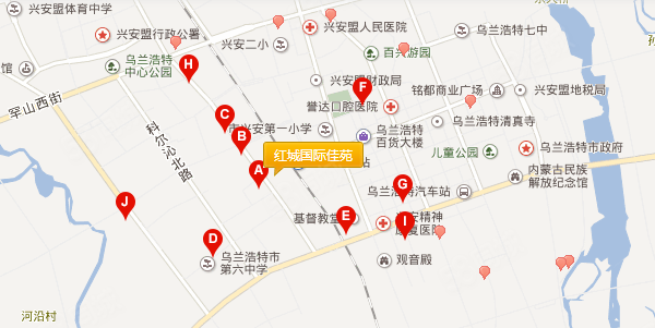 红城国际佳苑楼盘区位规划