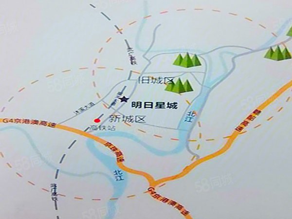明日星城二期楼盘区位规划