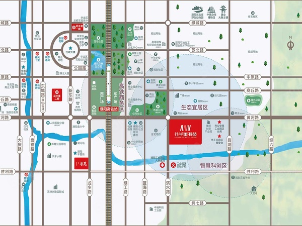 花半里书苑楼盘区位规划