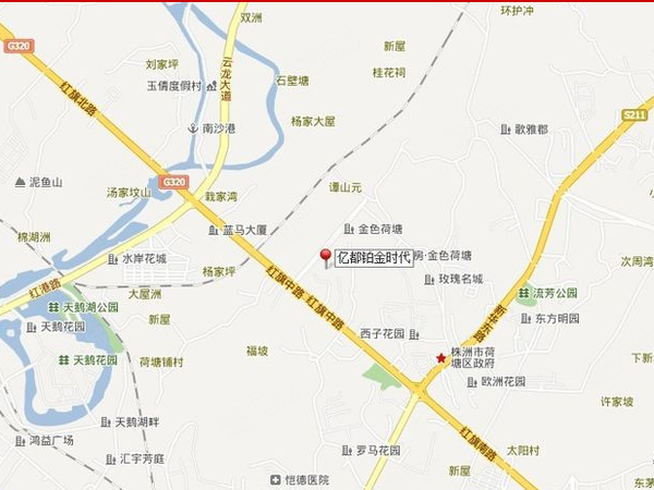 亿都铂金时代楼盘区位规划