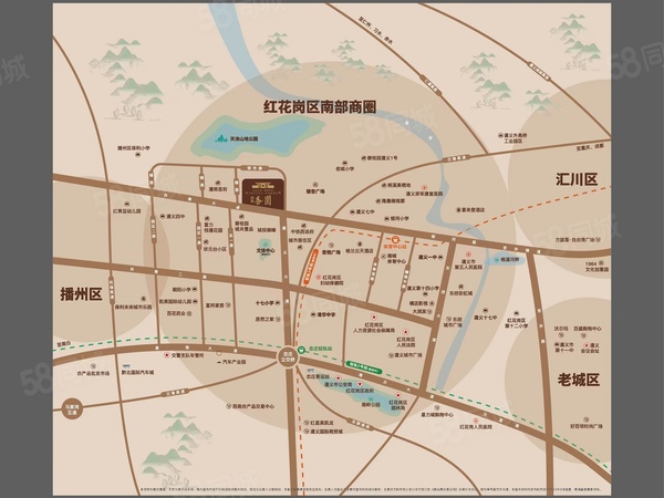 银杏家园楼盘区位规划