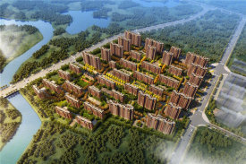 荥阳市老城区光明索河湾楼盘新房真实图片