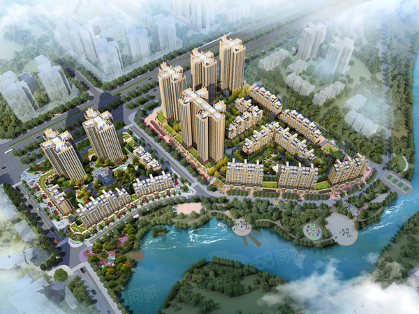 富临龙湾半岛楼盘建筑物外景