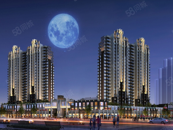 铂悦郡商业楼盘建筑物外景