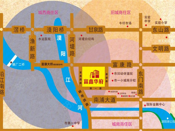 富鑫华府楼盘区位规划