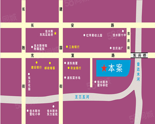 东桥河畔楼盘区位规划