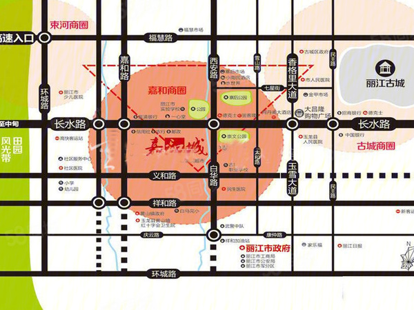 嘉和城楼盘区位规划