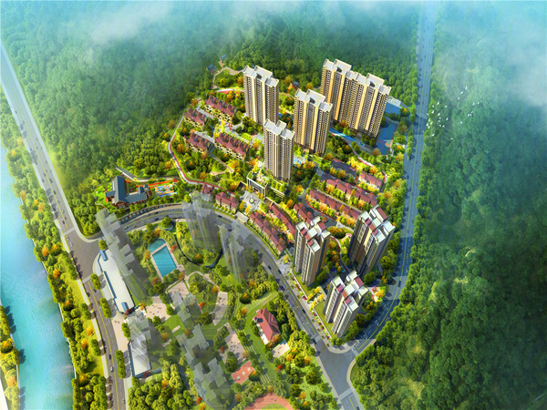 桑植故事·云谷晓镇楼盘建筑物外景