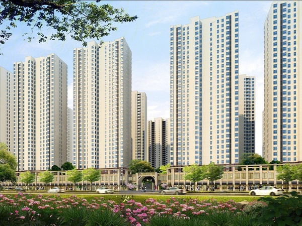 楚天世纪城楼盘建筑物外景