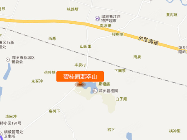 碧桂园翡翠山楼盘区位规划