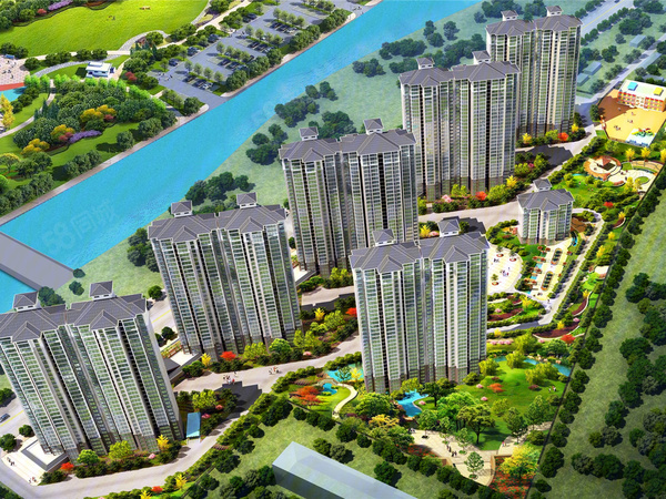 正洋凤凰上境楼盘建筑物外景