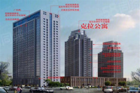 张店金晶大道华瑞洲际中心楼盘新房真实图片