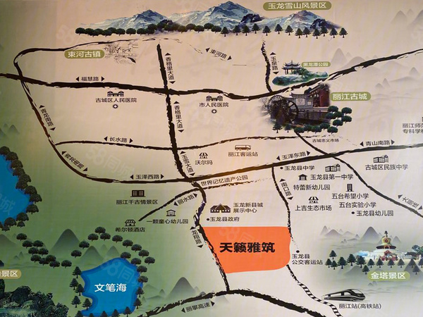 天籁雅筑楼盘区位规划