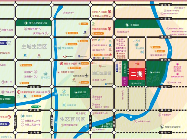 汇丰·胜东花园2期二期楼盘区位规划