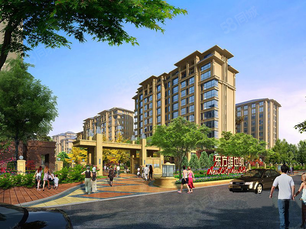 东方维也纳楼盘建筑物外景