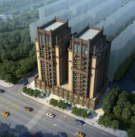 朝阳西街楼盘建筑物外景