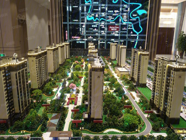 社旗建业春天里规划沙盘