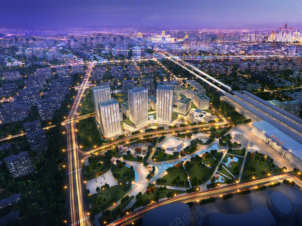 萬(wàn)科·城際之光樓盤建筑物外景