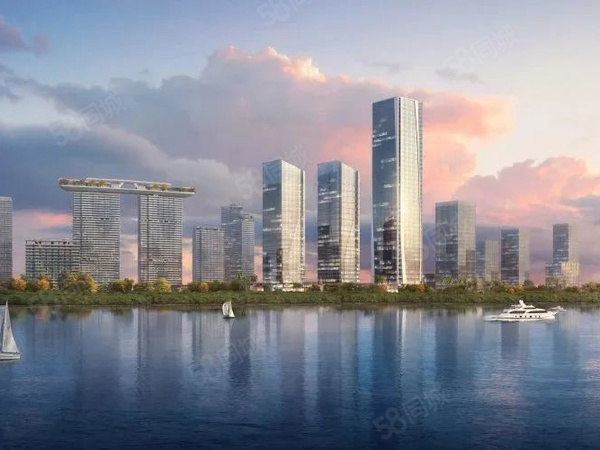 向海金融城楼盘建筑物外景