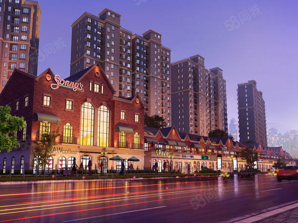 明天华城三期商业楼盘建筑物外景