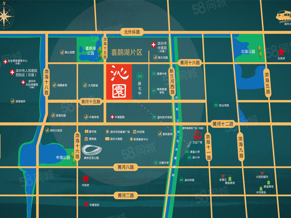 滨和·沁园楼盘区位规划