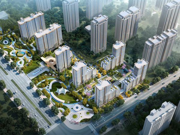 柒星园楼盘建筑物外景