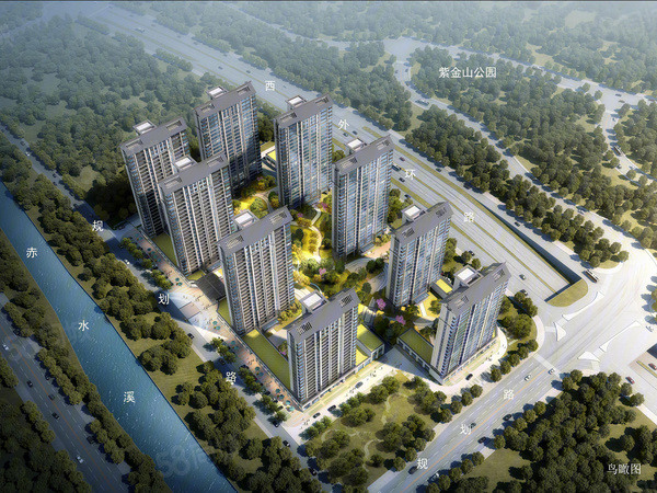 交发·沁麓台楼盘建筑物外景