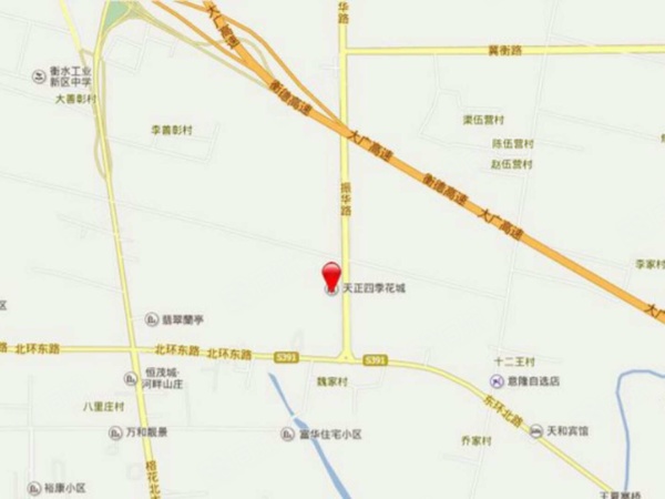 天正国际机电城地理位置示意图